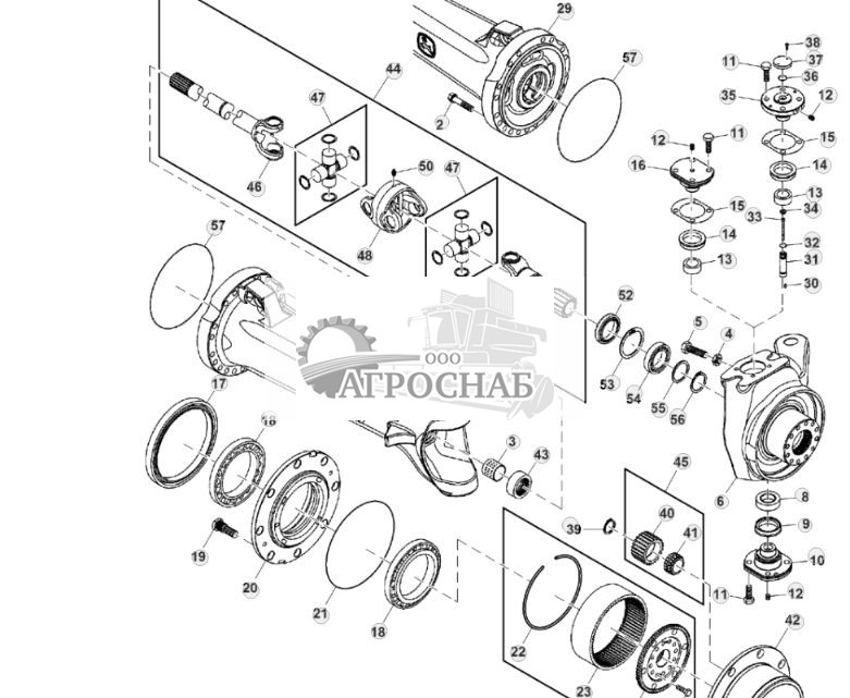 Дифференциал заднего моста для тяжелых условий эксплуатации, 4WD - ST867111 15.jpg